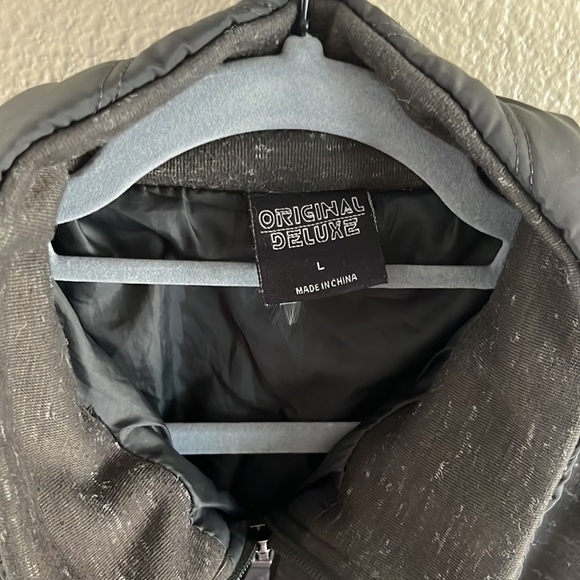 Original Deluxe [L] Puff Jacket, Dark Sage Green - Picture 3 of 4